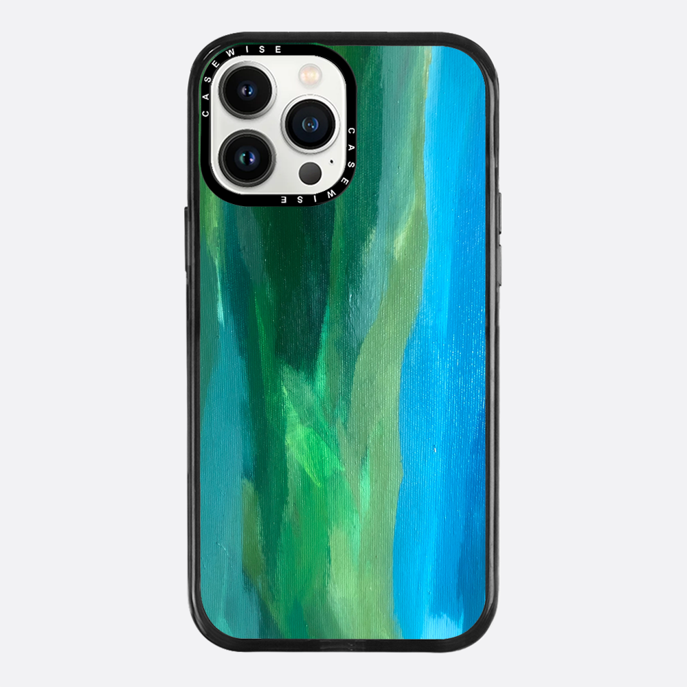 Green with blue - Case