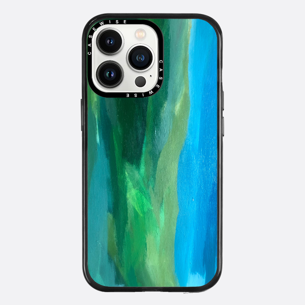 Green with blue - Case