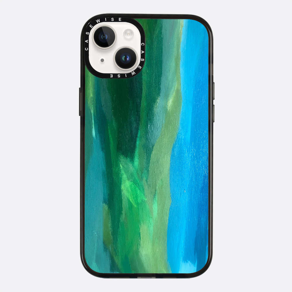 Green with blue - Case