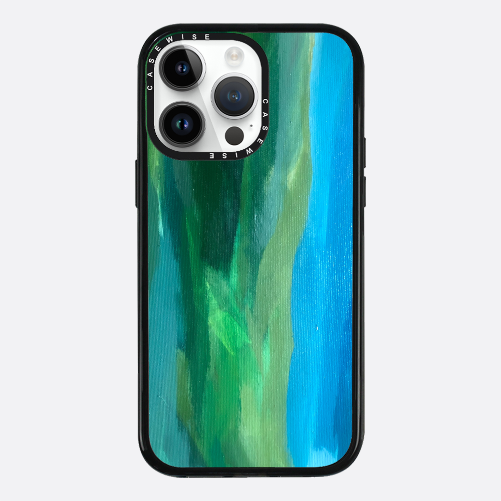 Green with blue - Case