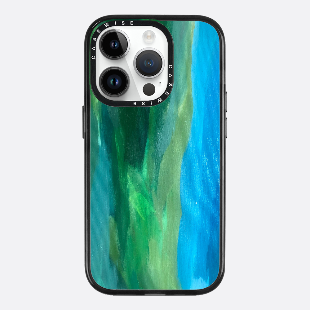 Green with blue - Case