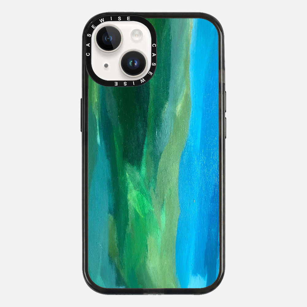 Green with blue - Case