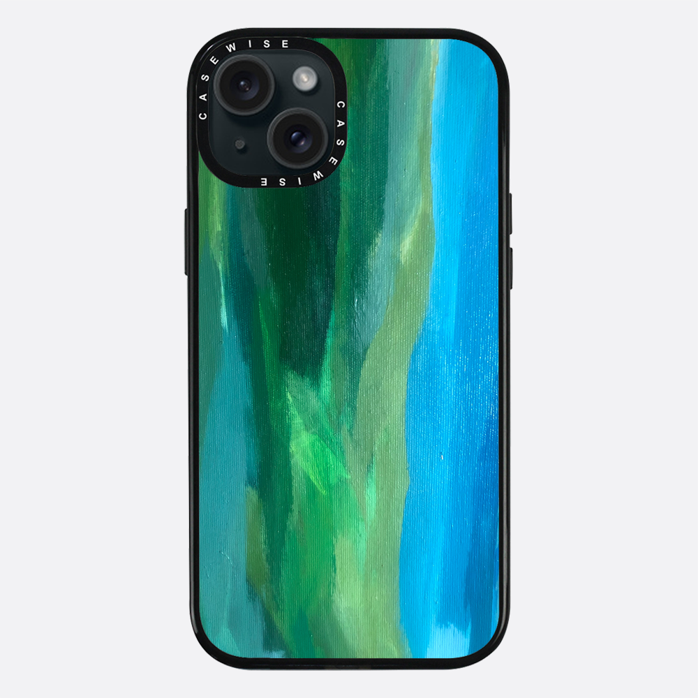 Green with blue - Case