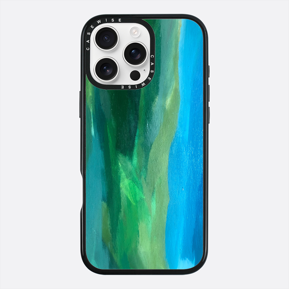 Green with blue - Case