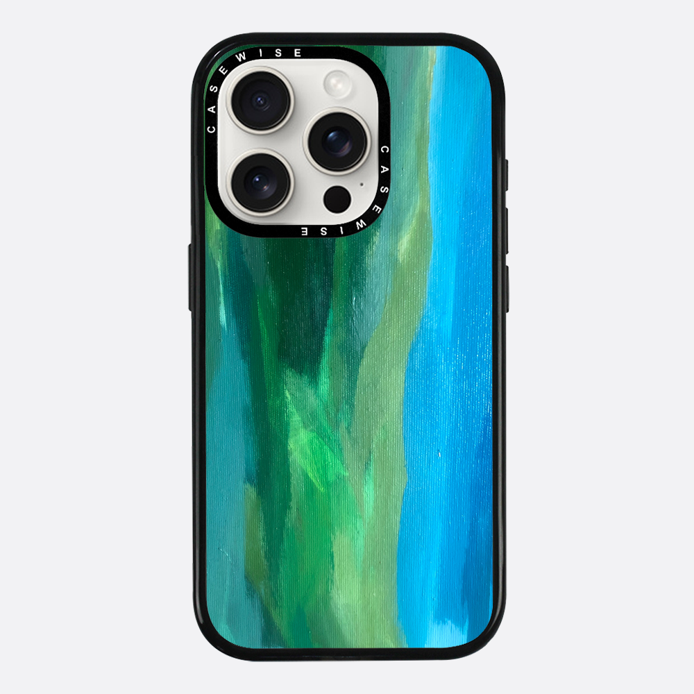 Green with blue - Case