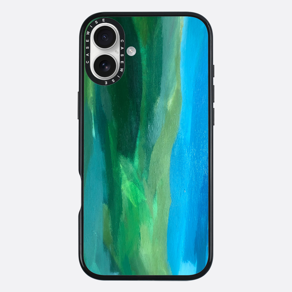 Green with blue - Case