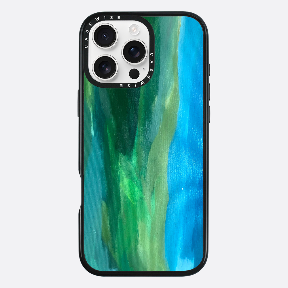 Green with blue - Case