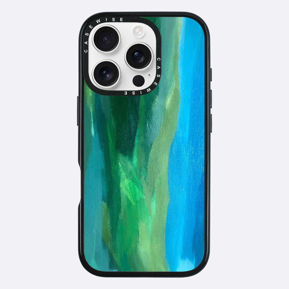 Green with blue - Case