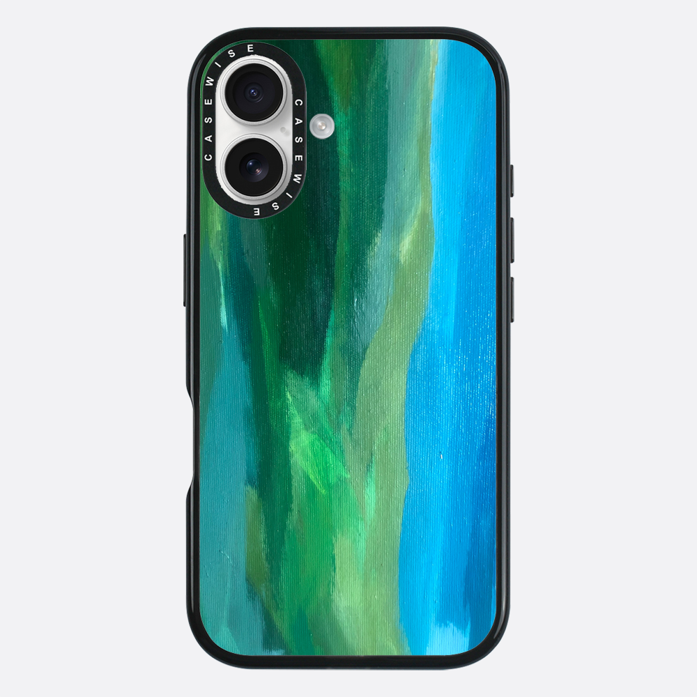 Green with blue - Case