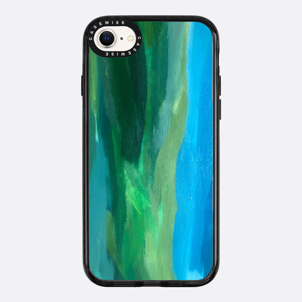 Green with blue - Case