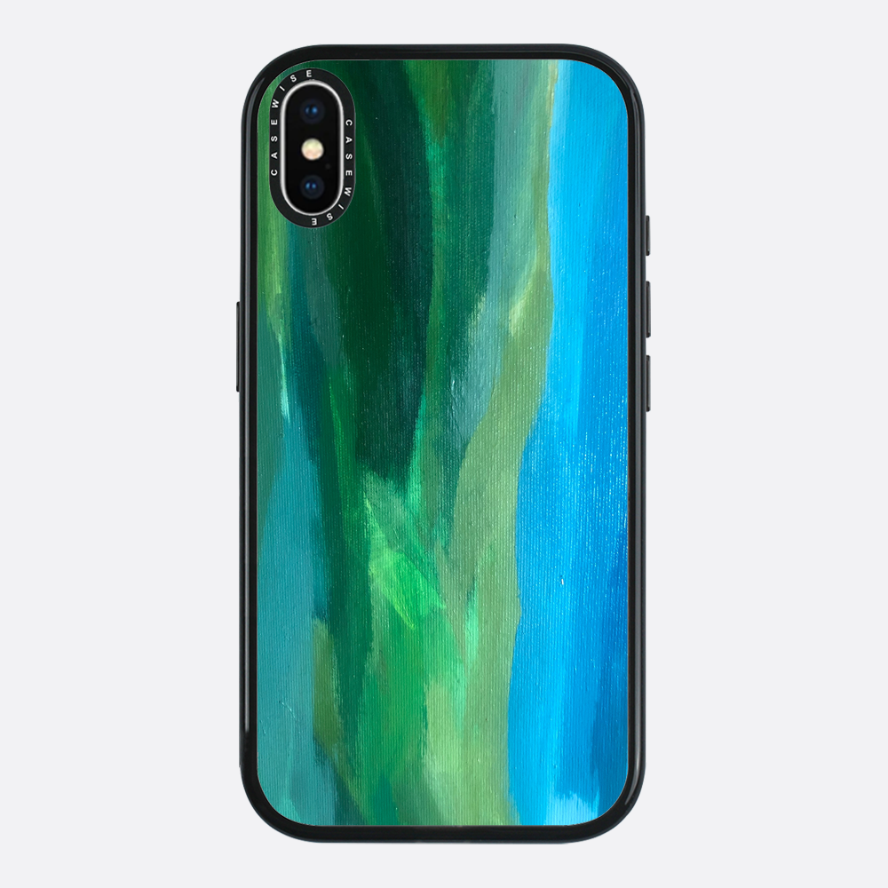 Green with blue - Case