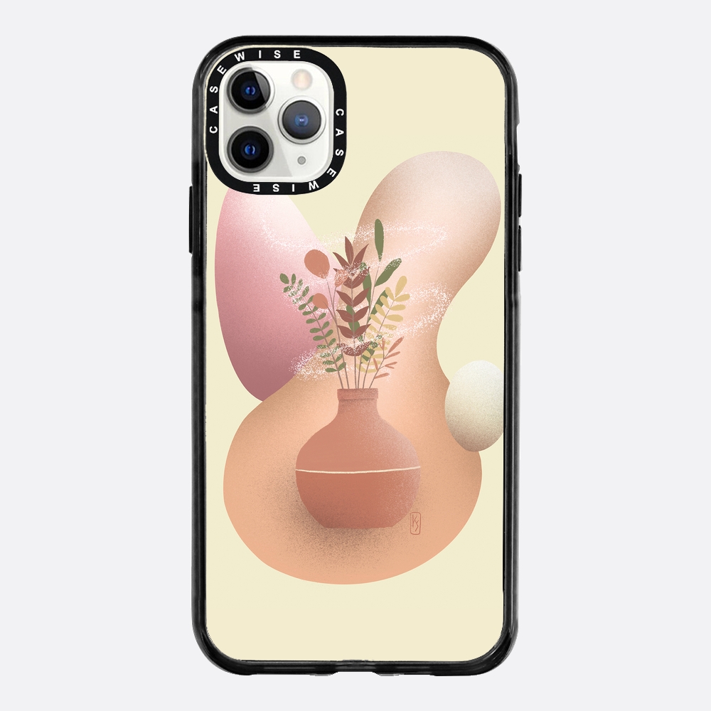 Vase with flowers - Case