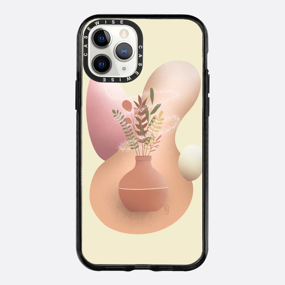 Vase with flowers - Case