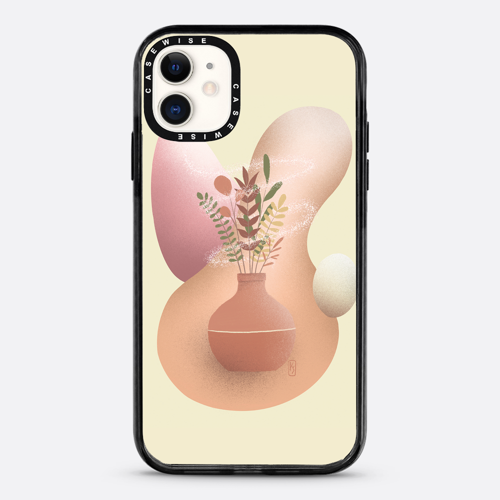 Vase with flowers - Case