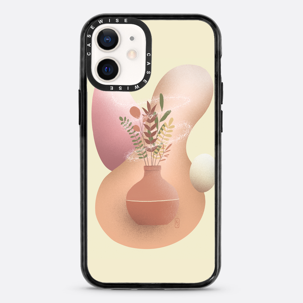 Vase with flowers - Case