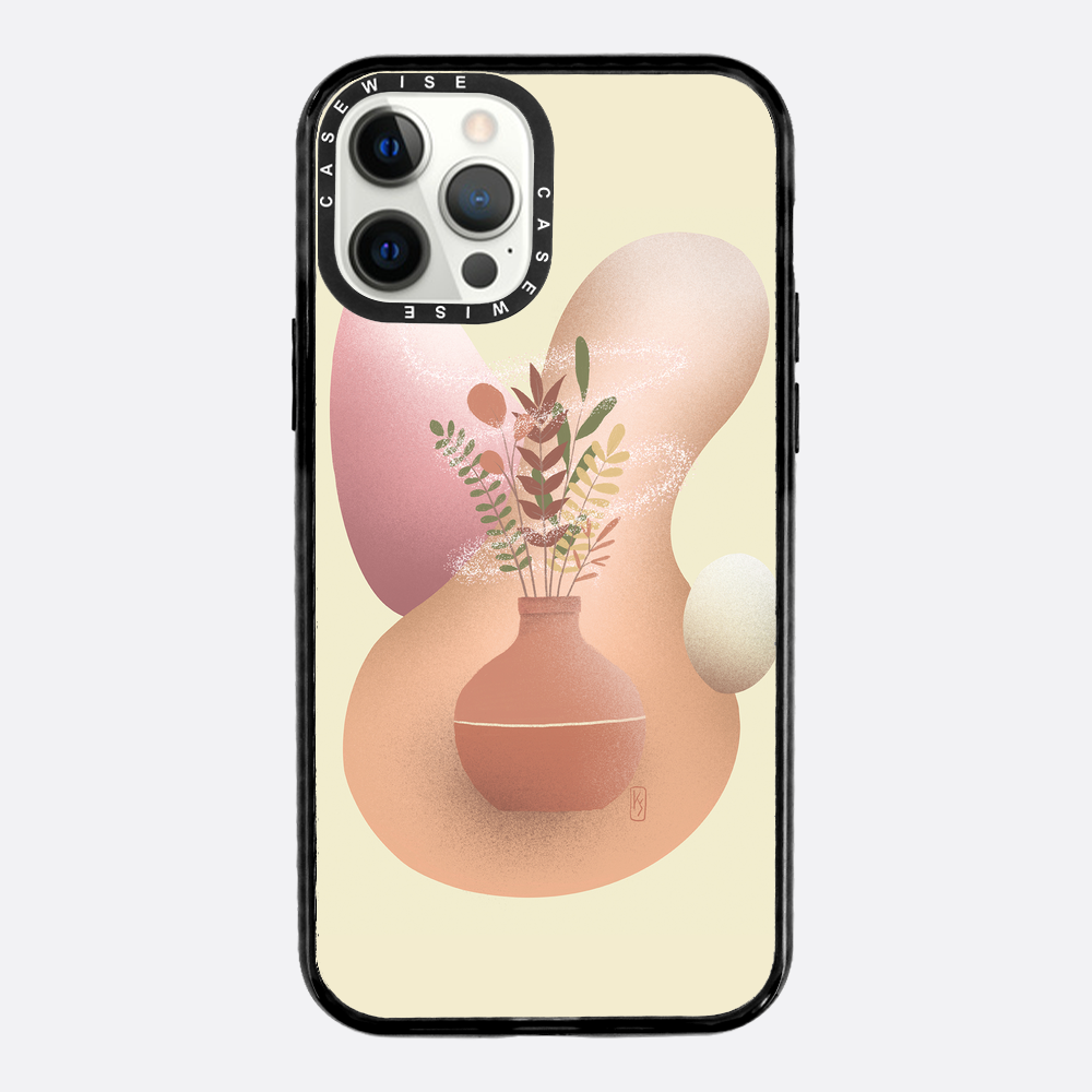 Vase with flowers - Case