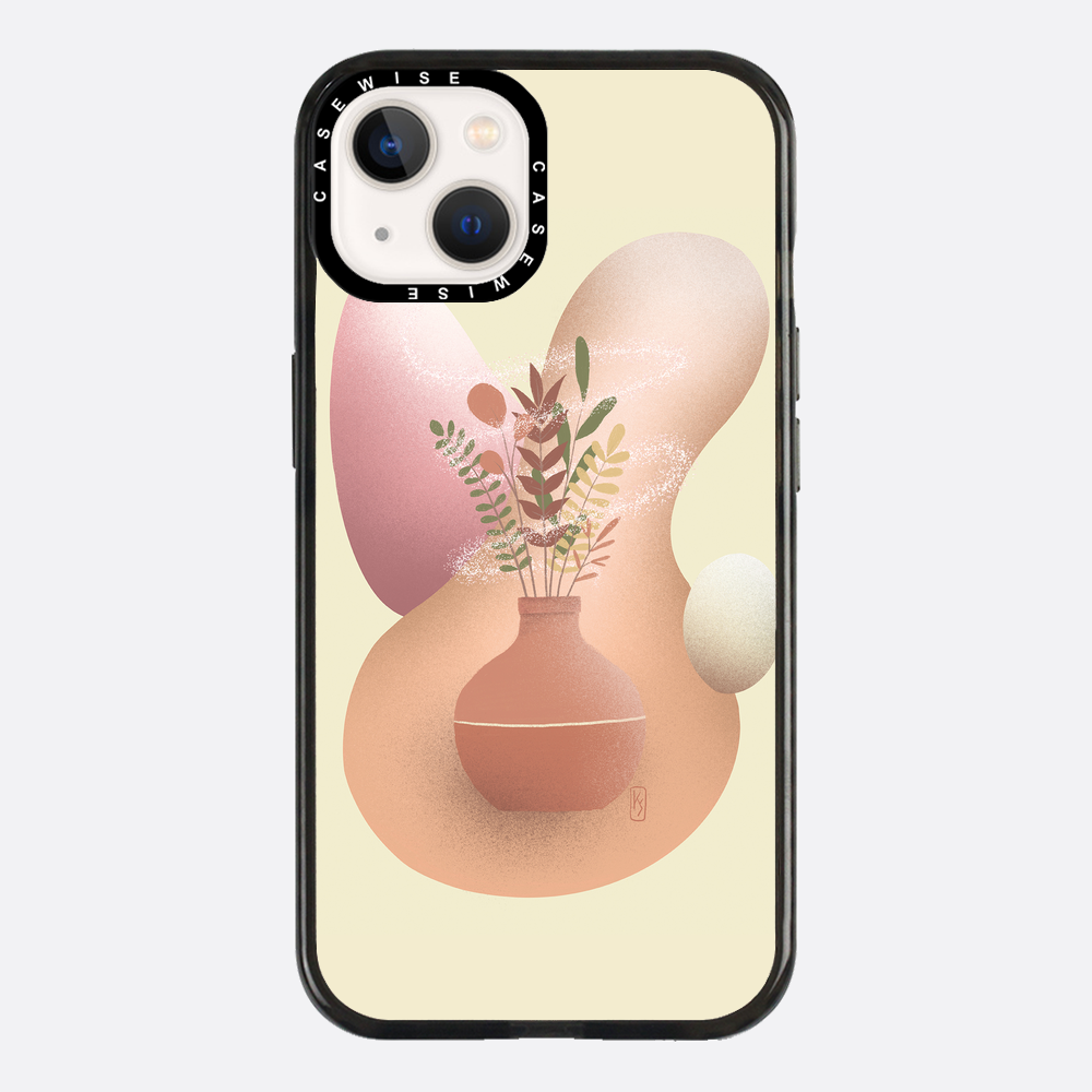 Vase with flowers - Case