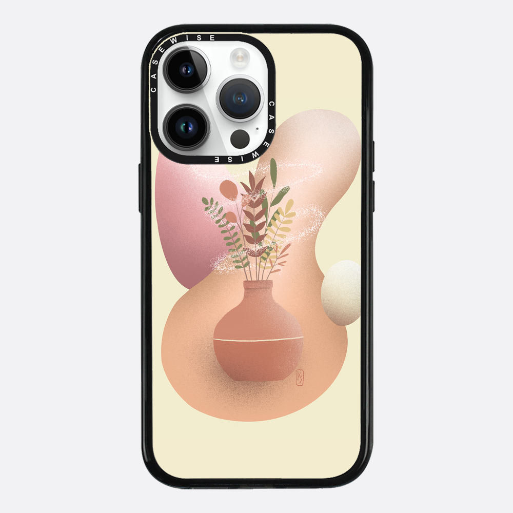 Vase with flowers - Case