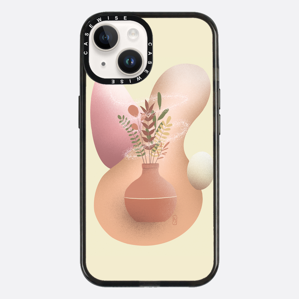 Vase with flowers - Case