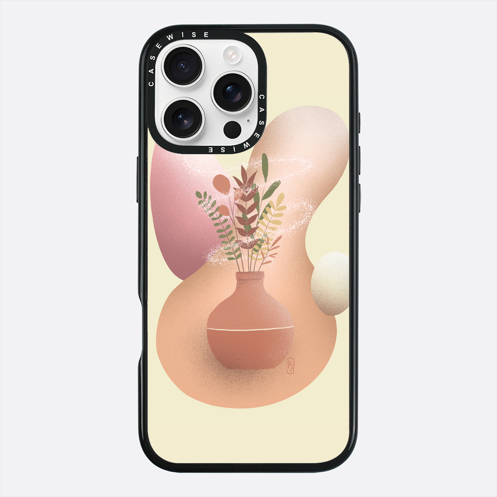 Vase with flowers - Case