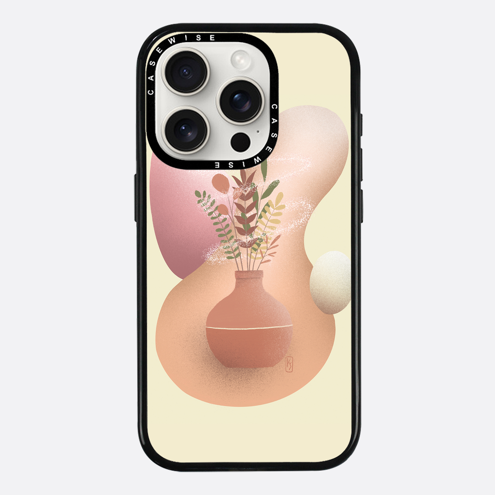 Vase with flowers - Case