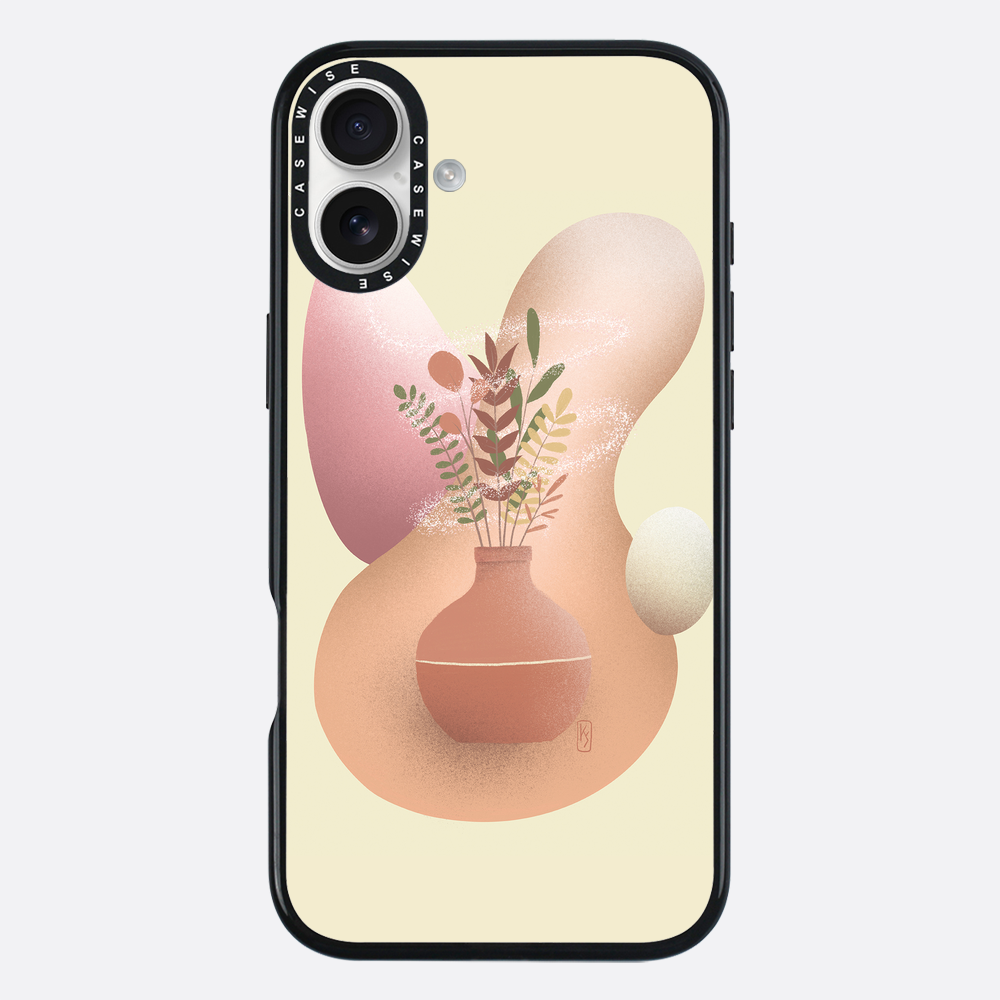 Vase with flowers - Case