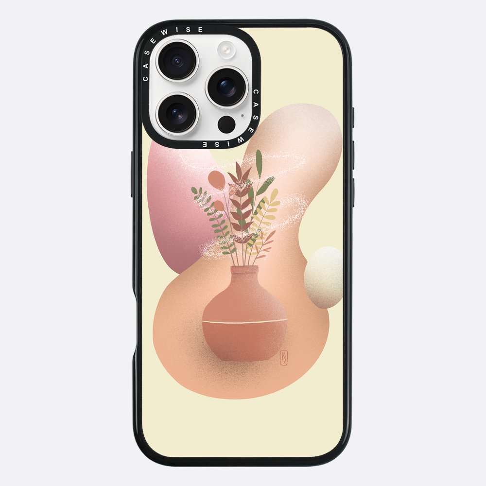 Vase with flowers - Case
