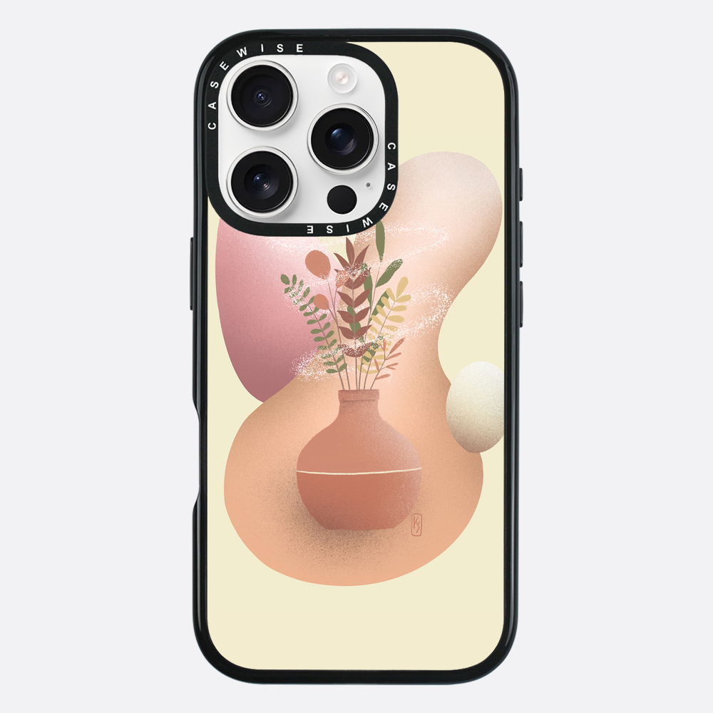 Vase with flowers - Case