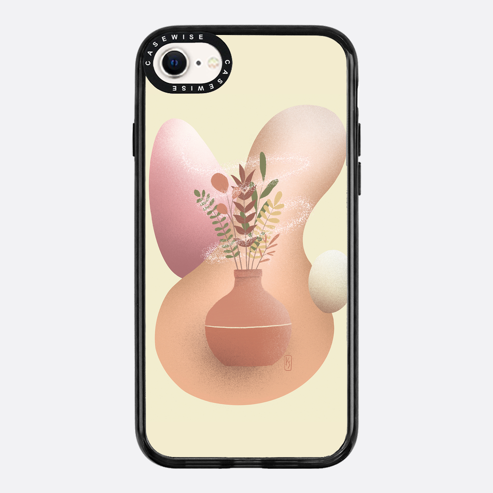 Vase with flowers - Case