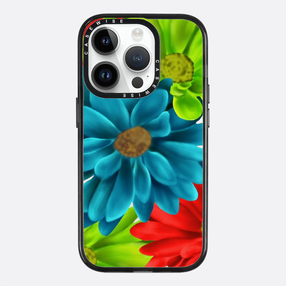 Flowers in vivid colors - Case