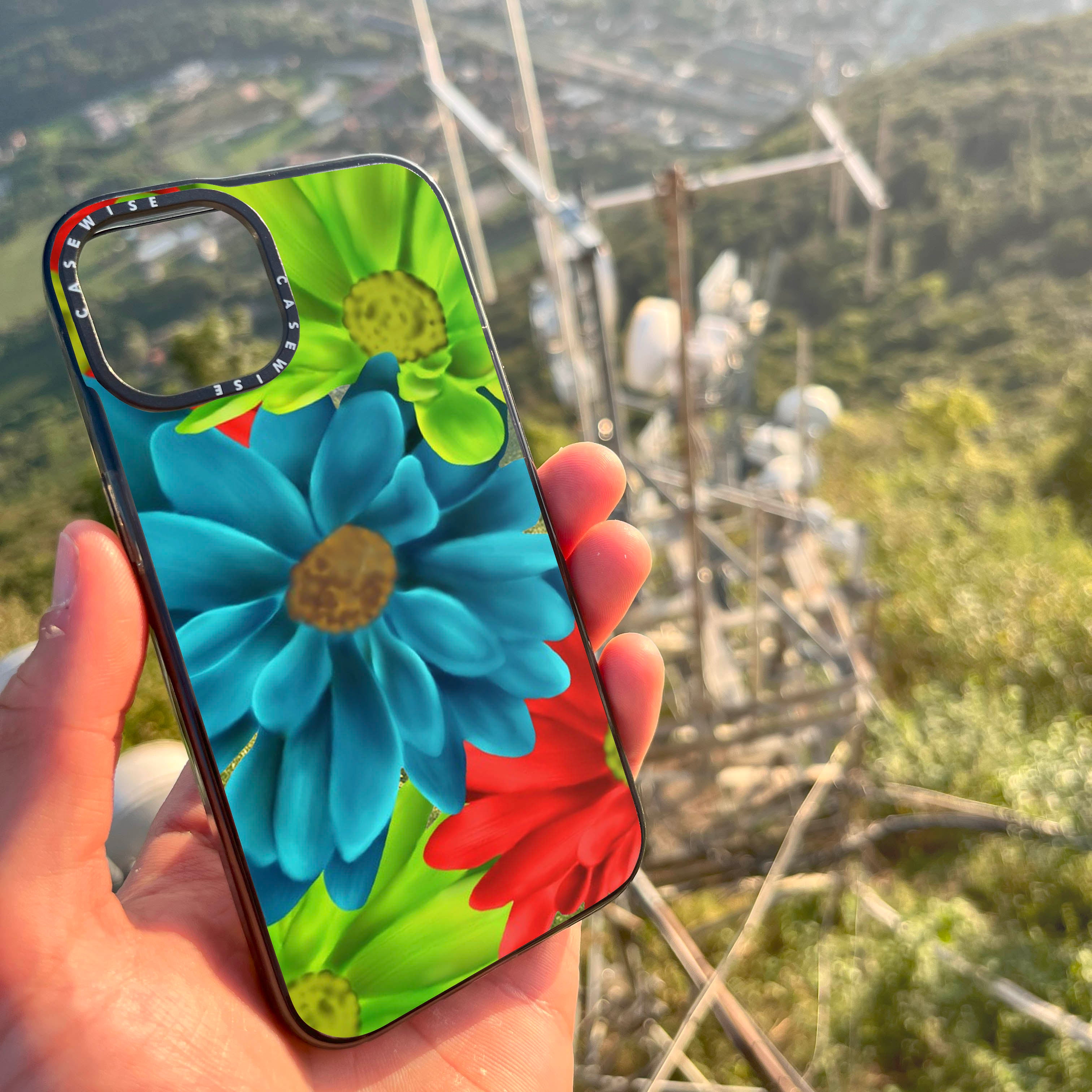 Flowers in vivid colors - Case