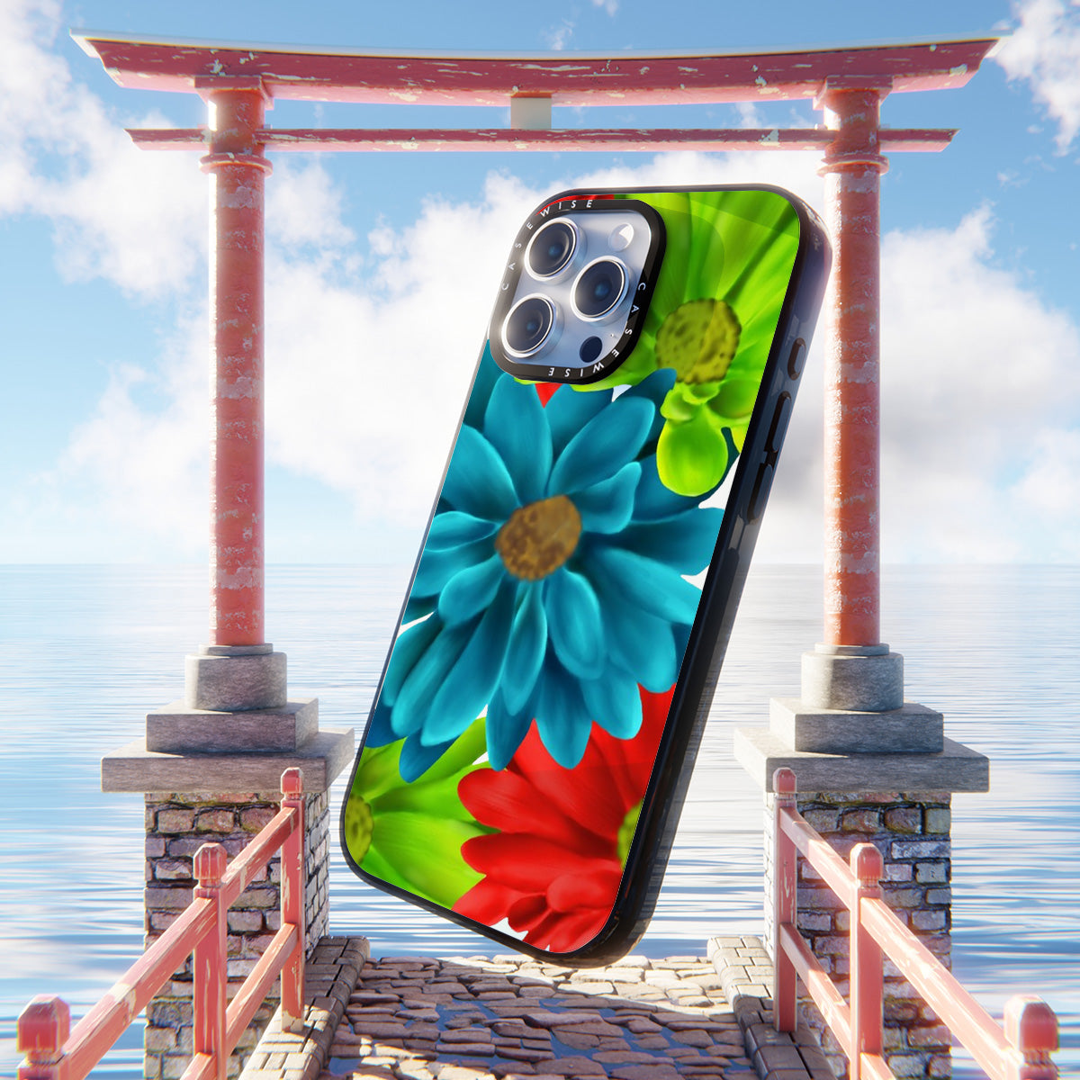 Flowers in vivid colors - Case