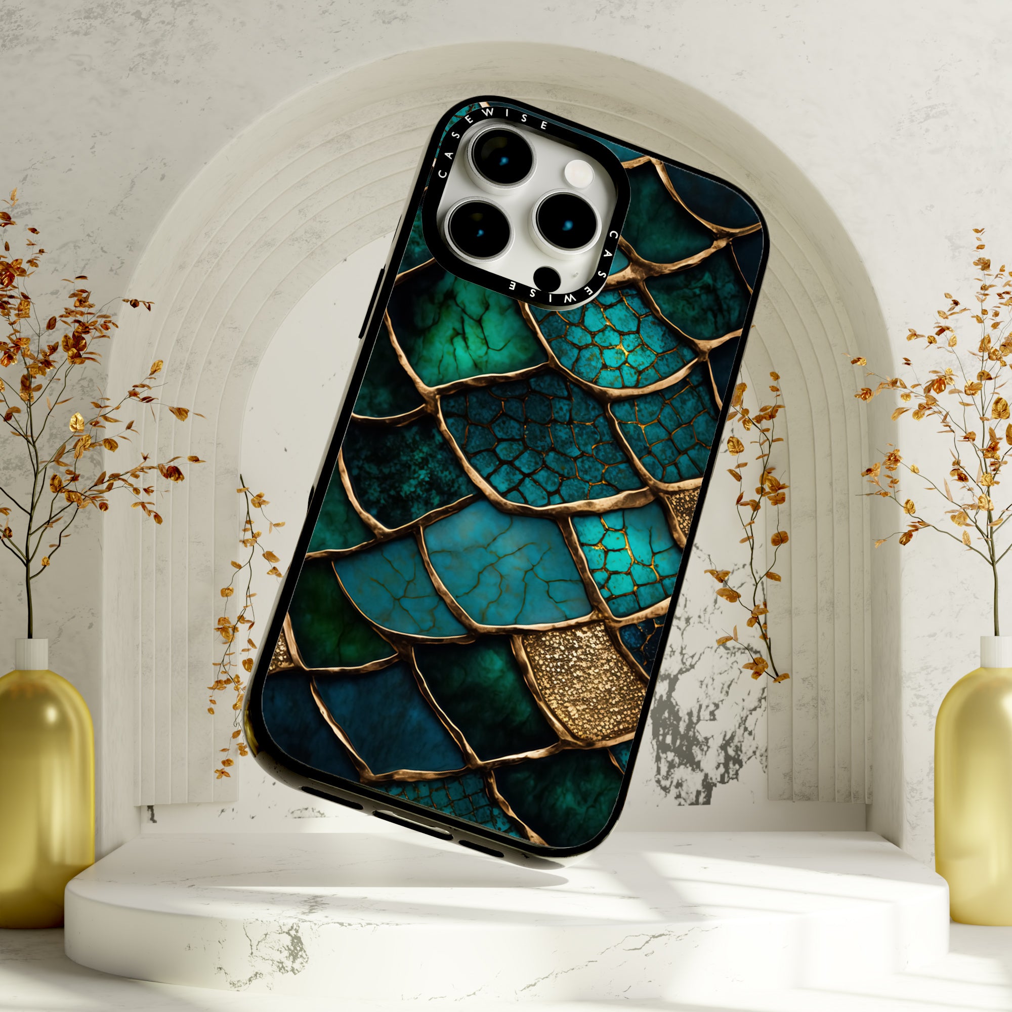 Dragon Skin Kintsugi Art - Case