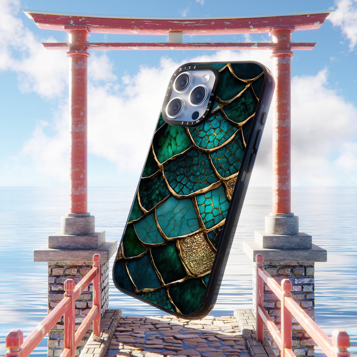 Dragon Skin Kintsugi Art - Case