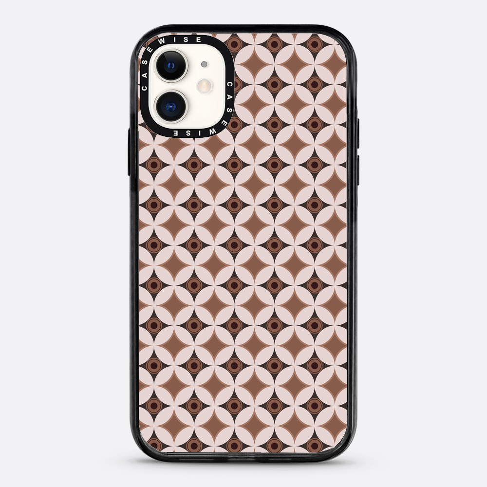 Mid Century Modern Circle Pattern - Case