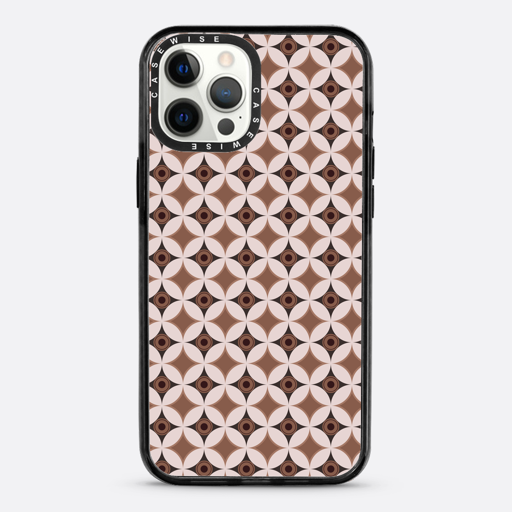 Mid Century Modern Circle Pattern - Case