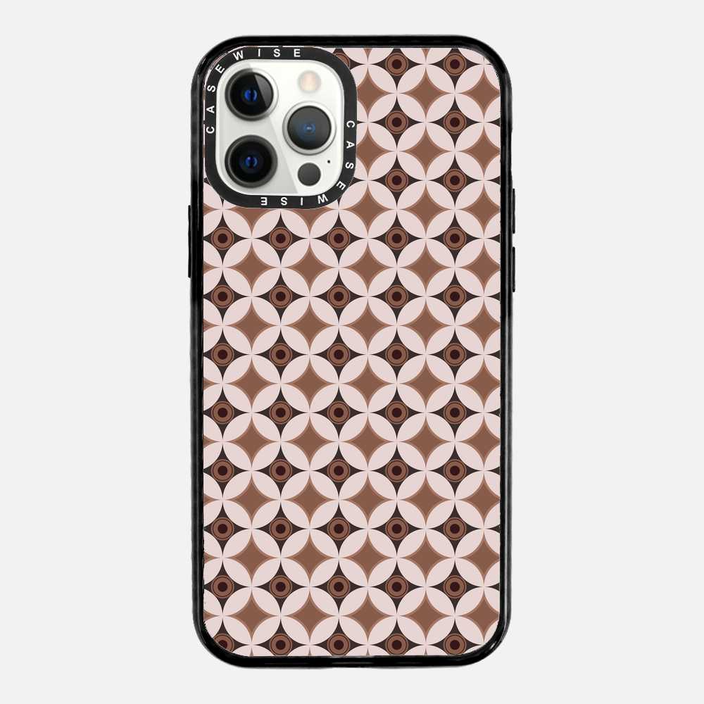 Mid Century Modern Circle Pattern - Case