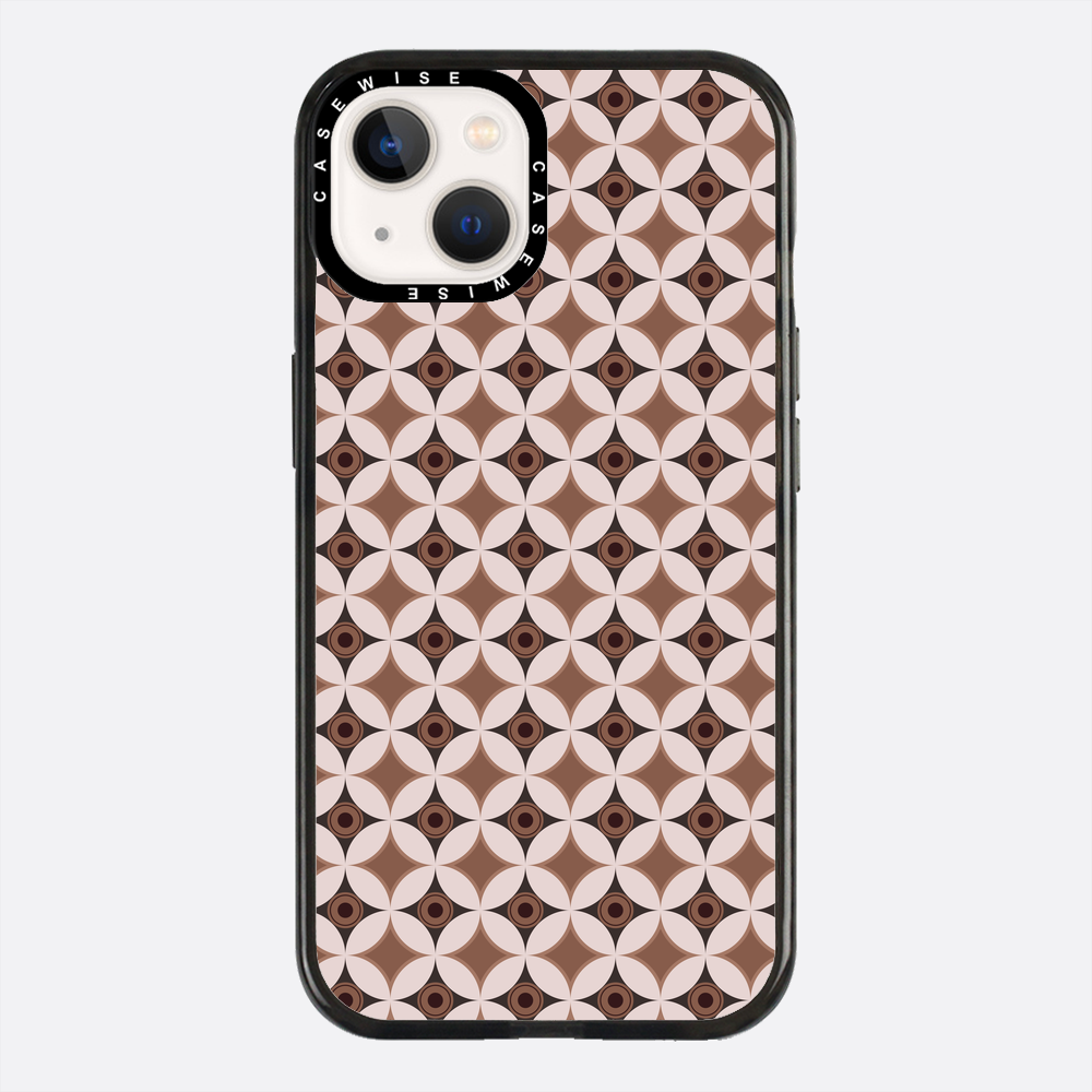 Mid Century Modern Circle Pattern - Case