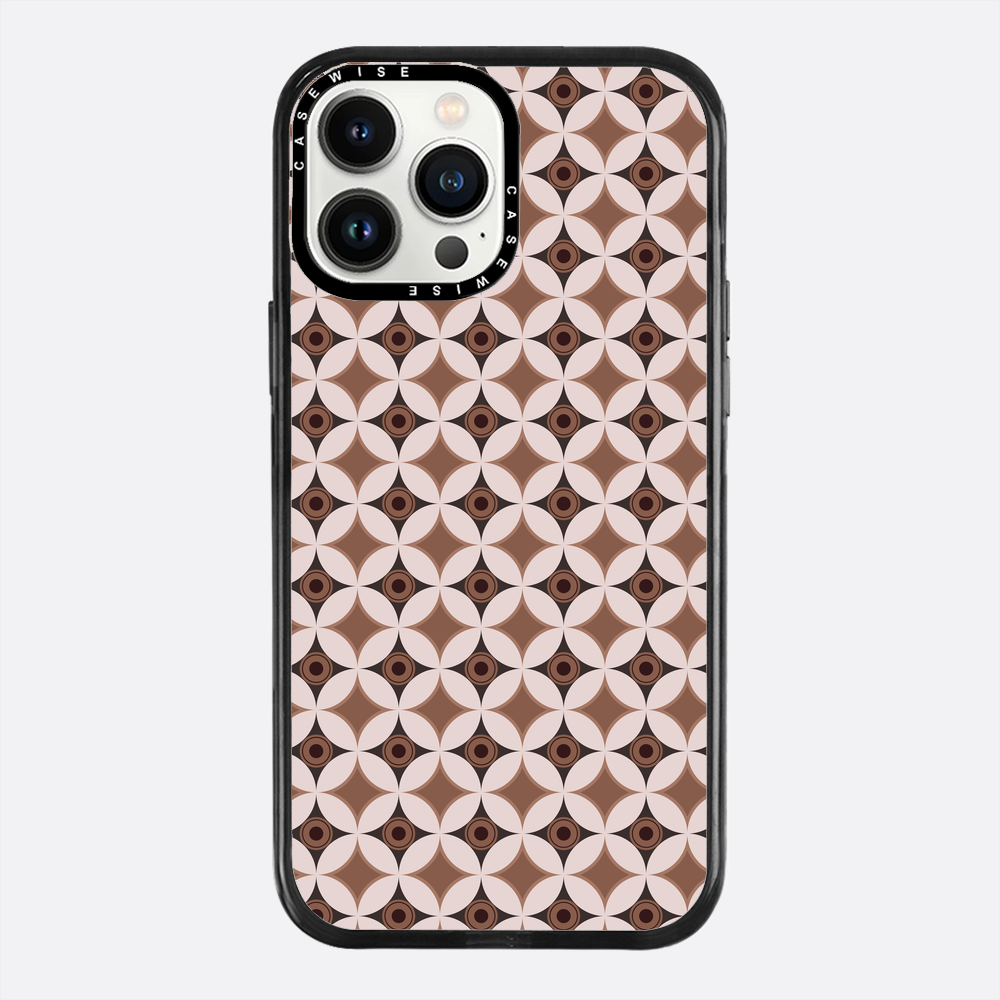 Mid Century Modern Circle Pattern - Case