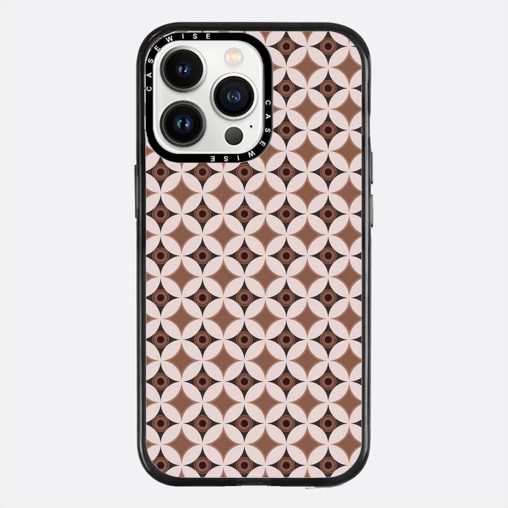 Mid Century Modern Circle Pattern - Case