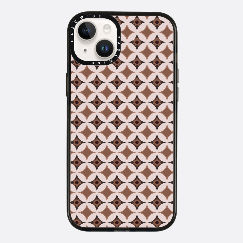 Mid Century Modern Circle Pattern - Case