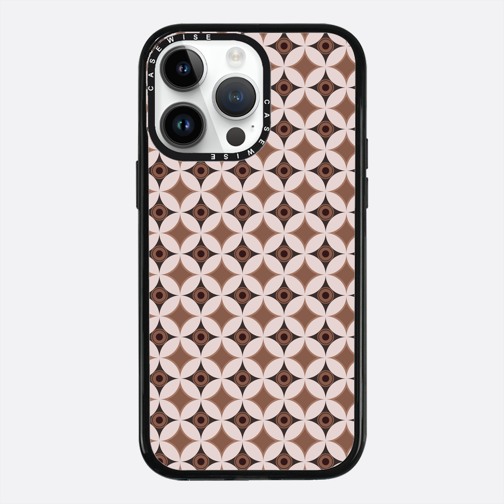 Mid Century Modern Circle Pattern - Case