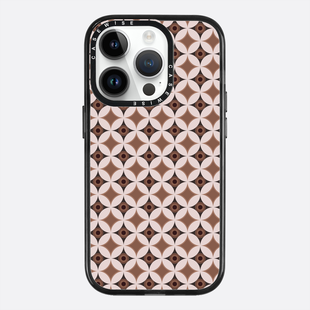 Mid Century Modern Circle Pattern - Case