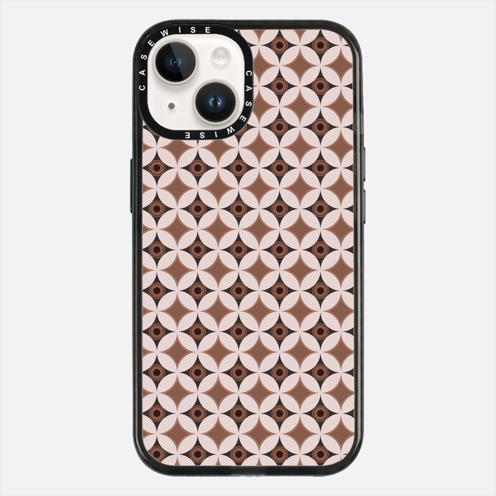 Mid Century Modern Circle Pattern - Case