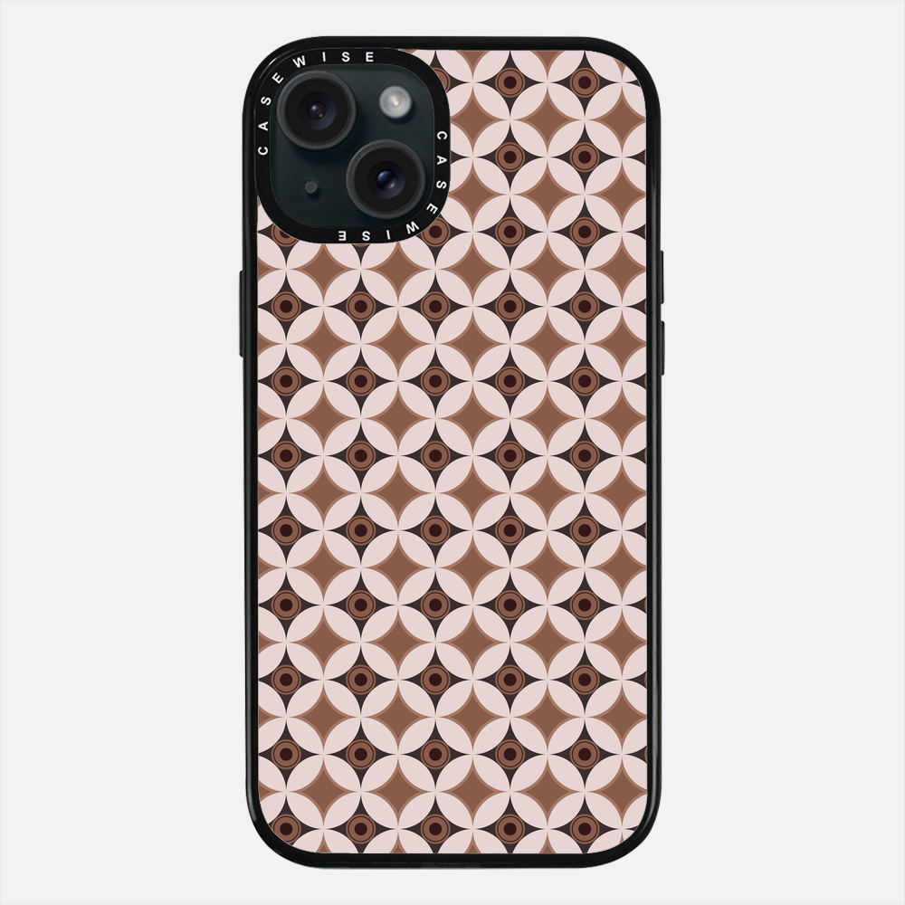 Mid Century Modern Circle Pattern - Case