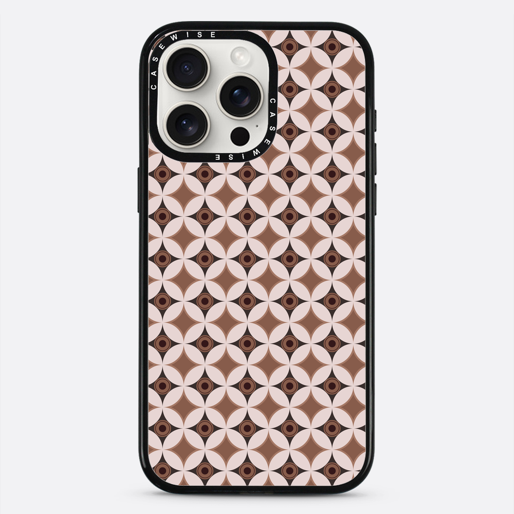 Mid Century Modern Circle Pattern - Case