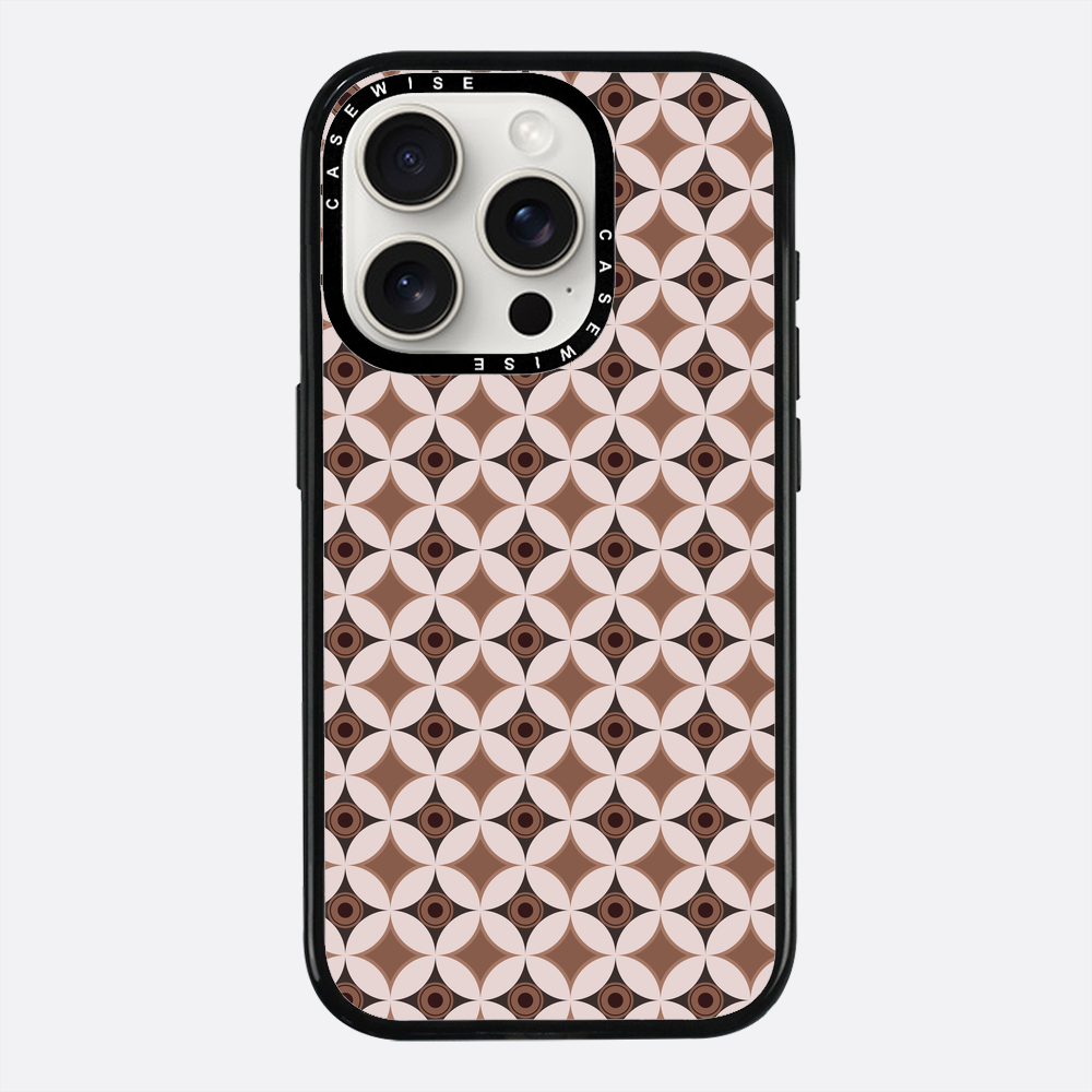 Mid Century Modern Circle Pattern - Case