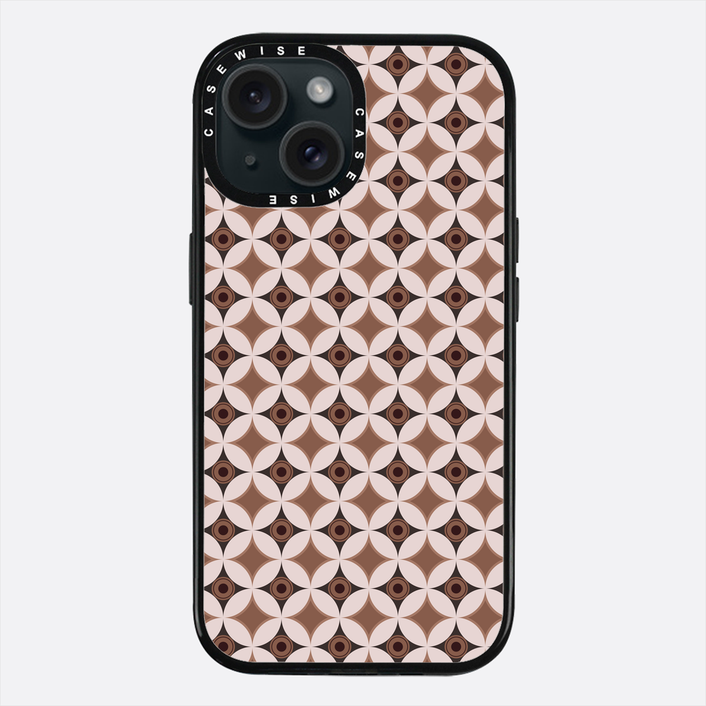 Mid Century Modern Circle Pattern - Case