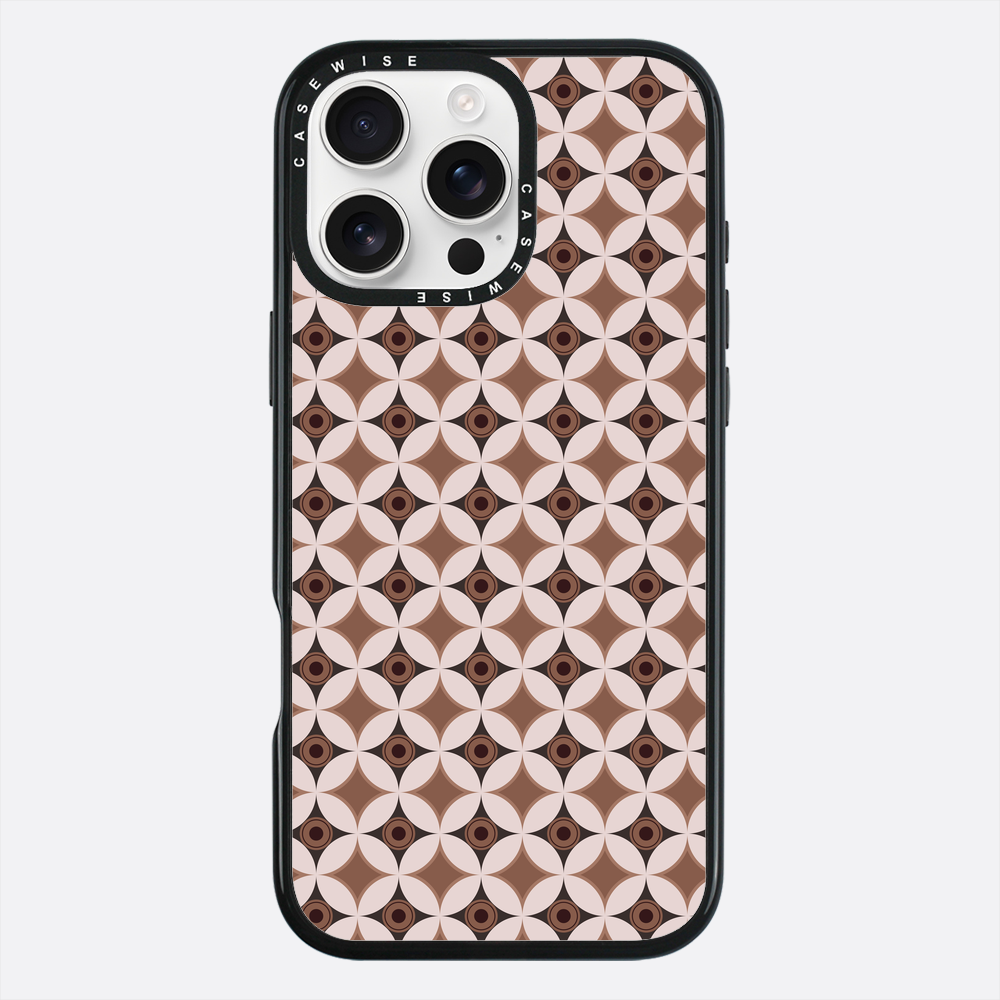 Mid Century Modern Circle Pattern - Case