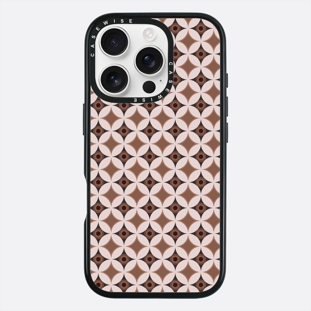 Mid Century Modern Circle Pattern - Case